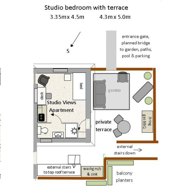 Studio Views Apartment, Cortijo Fruitful Hills Málaga Exterior foto