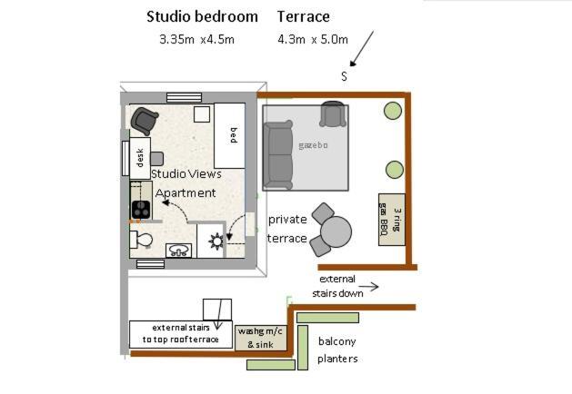 Studio Views Apartment, Cortijo Fruitful Hills Málaga Exterior foto